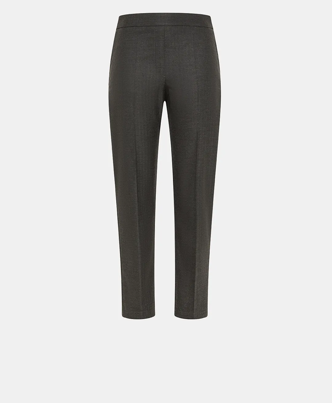 Best PANTALON HAITI EN CHEVRON VISCOSE LAINE STRETCH - GRIS CHARBON Femme Pantalons