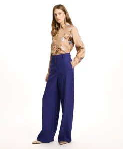 Online PANTALON IRUSU EN SERGÉ DE LAINE VISCOSE - Femme Pantalons