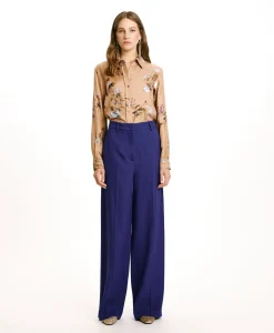 Online PANTALON IRUSU EN SERGÉ DE LAINE VISCOSE - Femme Pantalons