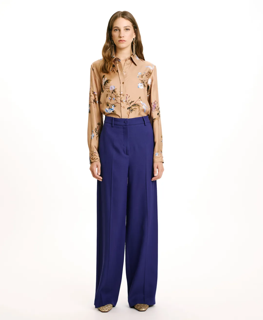 Online PANTALON IRUSU EN SERGÉ DE LAINE VISCOSE - Femme Pantalons