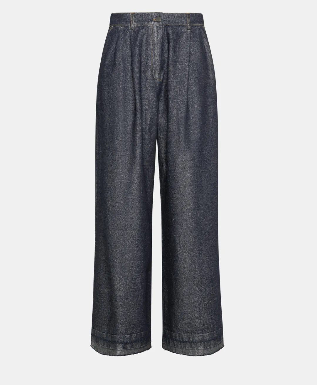 Outlet PANTALON KYOTO EN DENIM LAMINÉ - Femme Pantalons