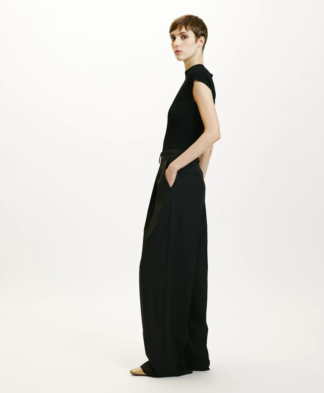 Best PANTALON KYOTO EN LAINE FROIDE BISTRETCH - Femme Pantalons