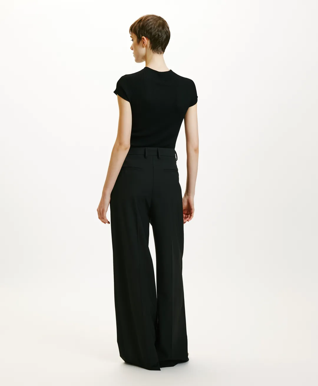 Best PANTALON KYOTO EN LAINE FROIDE BISTRETCH - Femme Pantalons