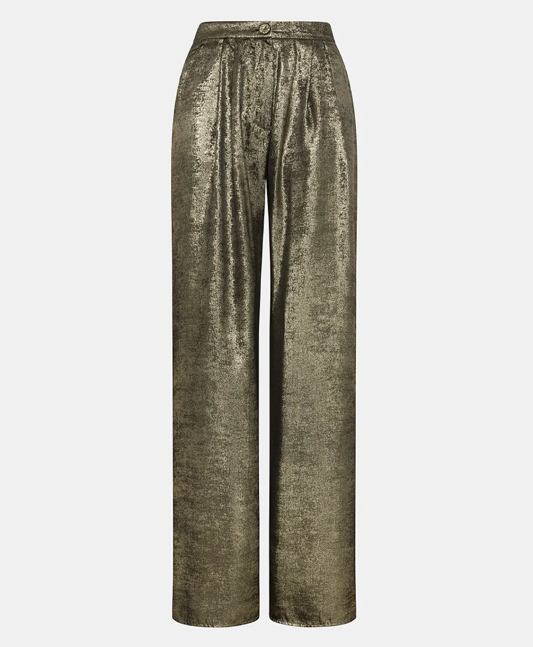 Best PANTALON PATRICE EN LAMINÉ FLUIDE - OR FONCÉ Femme Pantalons
