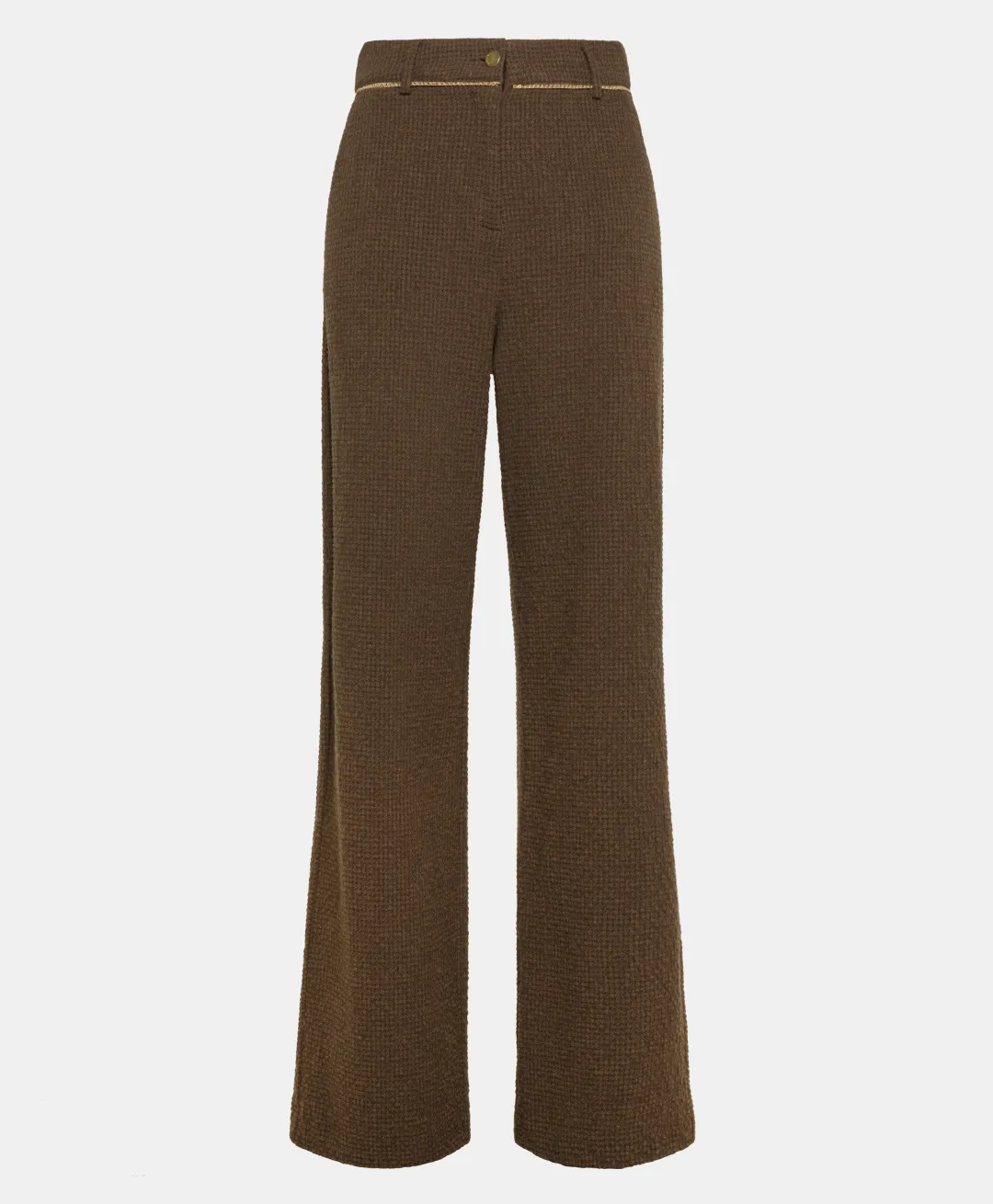 New PANTALON UKIYO EN PIED-DE-POULE SEERSUCKER - CACAO MULTICOLORE Femme Costumes