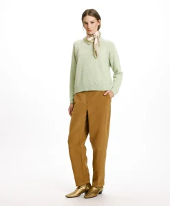 PANTALON YOKO EN VELOURS MILLERAIE STRETCH - Femme Pantalons