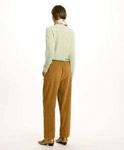 PANTALON YOKO EN VELOURS MILLERAIE STRETCH - Femme Pantalons