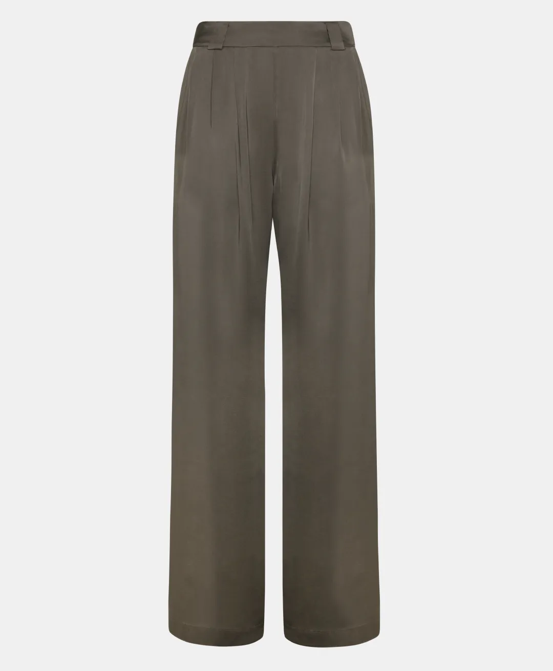Best PANTALONI LANZAROTE BIS 2 EN SOIE LAVÉE - VERT MILITAIRE Femme Pantalons
