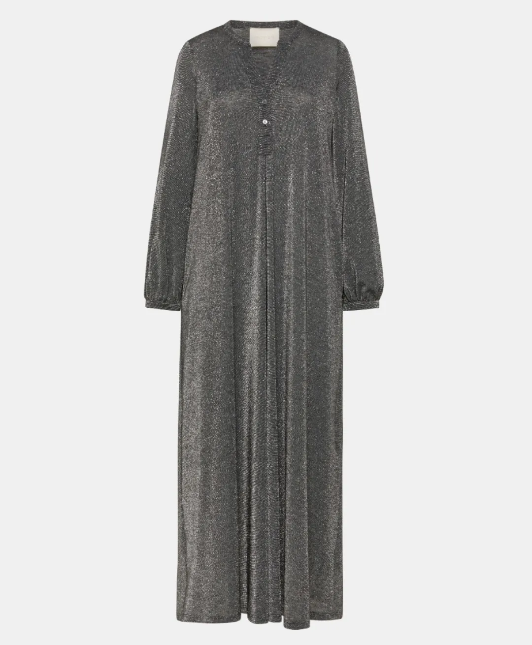 Discount ROBE AMEDE EN JERSEY LUREX - GRIS FONCÉ Femme Robes