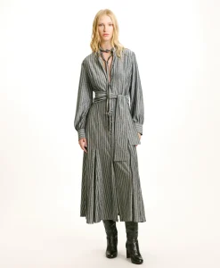 Online ROBE CONSTANT EN JERSEY LUREX - GRIS MULTICOLORE Femme Robes