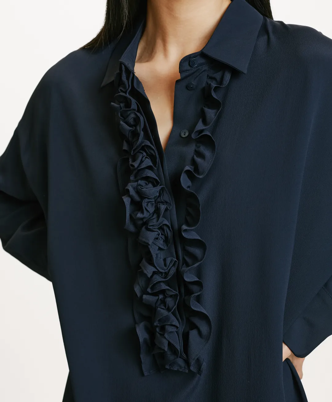 Online ROBE KITA EN ACÉTATE DE SOIE UNI - Femme Robes
