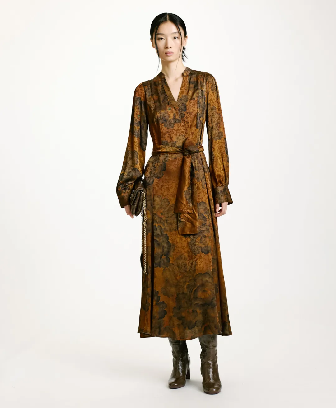 Best ROBE MIWA EN VISCOSE JACQUARD IMPRIMÉE - Femme Robes