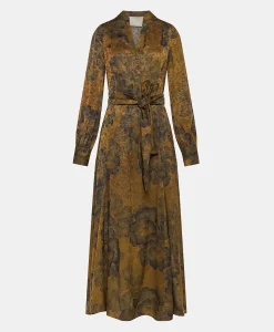 Best ROBE MIWA EN VISCOSE JACQUARD IMPRIMÉE - Femme Robes