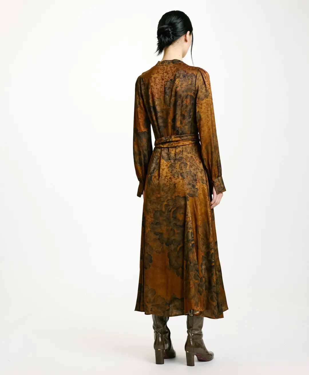 Best ROBE MIWA EN VISCOSE JACQUARD IMPRIMÉE - Femme Robes