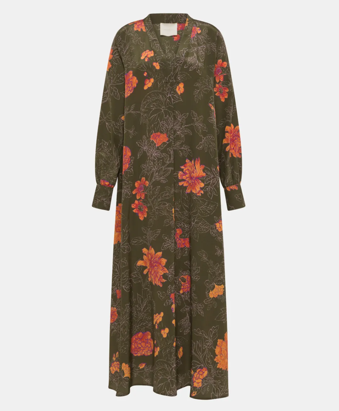 Clearance ROBE NAO EN CRÊPE DE CHINE IMPRIMÉ - Femme Robes