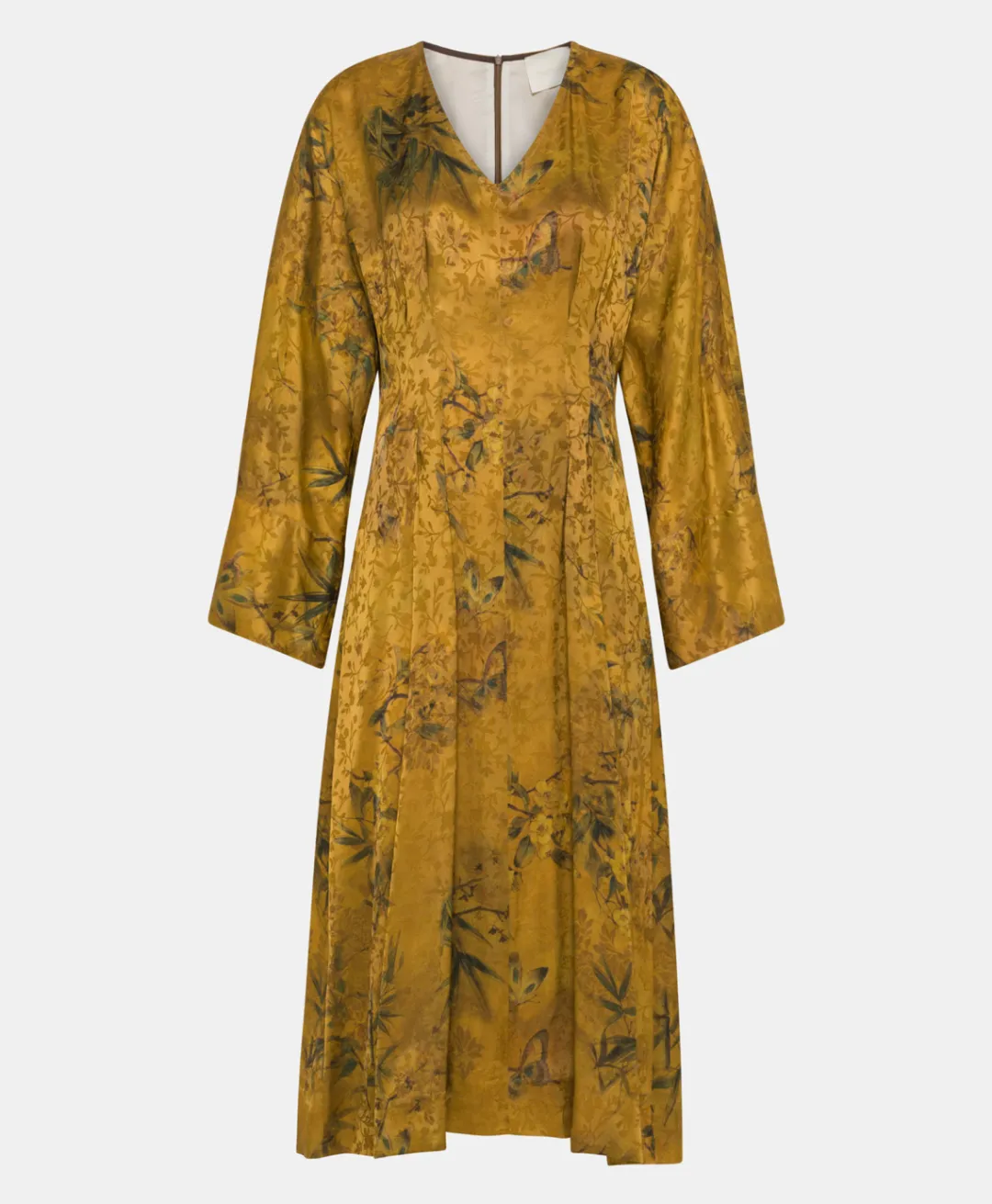 Online ROBE ROMI EN VISCOSE JACQUARD IMPRIMÉE - BRÛLÉ/MULTICOLORE Femme Robes