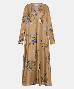 Outlet ROBE YUI EN SERGÉ DE SOIE IMPRIMÉ - Femme Robes