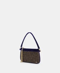 Best SAC KUROI BIS EN GLITTER AVEC VELOURS - Femme Sacs Et Pochettes