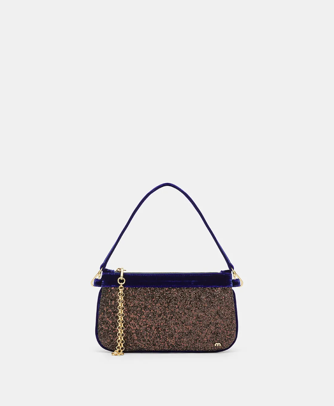 Best SAC KUROI BIS EN GLITTER AVEC VELOURS - Femme Sacs Et Pochettes