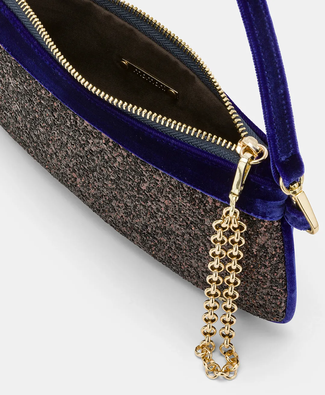 Best SAC KUROI BIS EN GLITTER AVEC VELOURS - Femme Sacs Et Pochettes