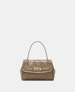 Outlet SAC PETIT FLORE EN CUIR NAPLAK - Femme Sacs Et Pochettes