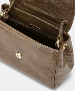 Outlet SAC PETIT FLORE EN CUIR NAPLAK - Femme Sacs Et Pochettes