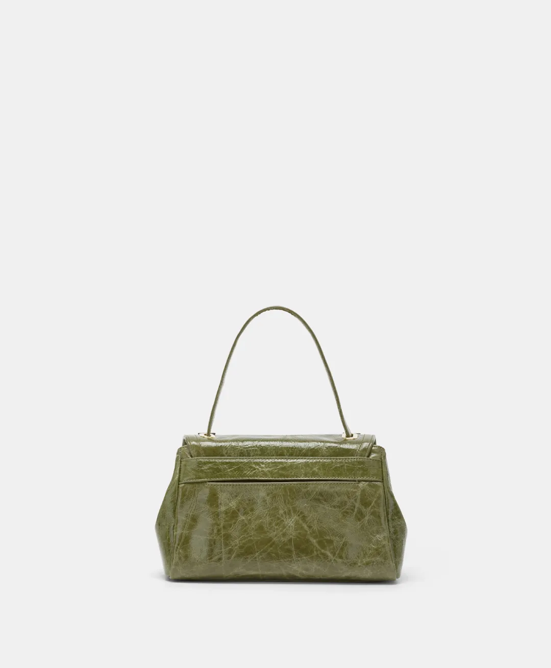 Hot SAC PETIT FLORE EN CUIR NAPLAK - VERT OLIVE Femme Sacs Et Pochettes