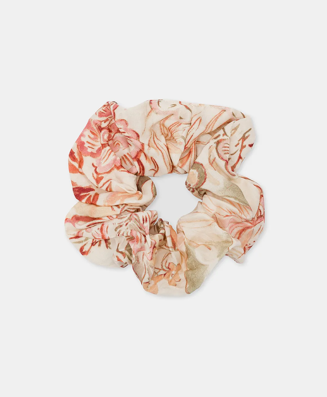 Discount SCRUNCHIE EN SOIE IMPRIMÉ - ROSE MULTICOLORE Femme Accessoires Pour Cheveux