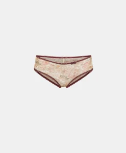 Clearance SLIP AMACA EN NYLON IMPRIMÉ - MULTICOLORE ROSE Femme Culottes