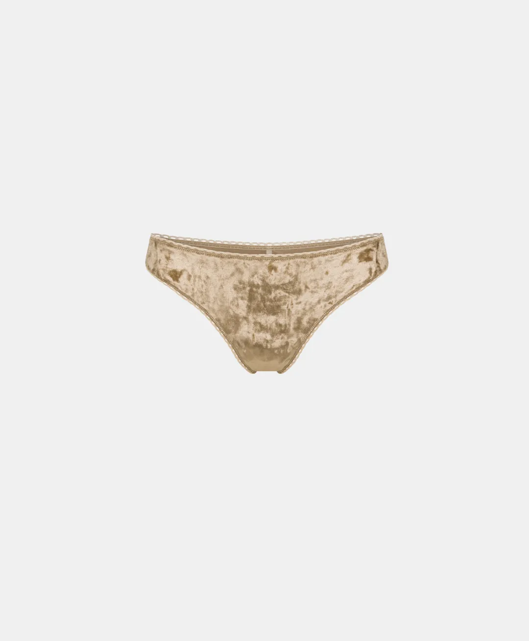 Hot SLIP ARCA EN VELOURS STRETCH - Femme Culottes