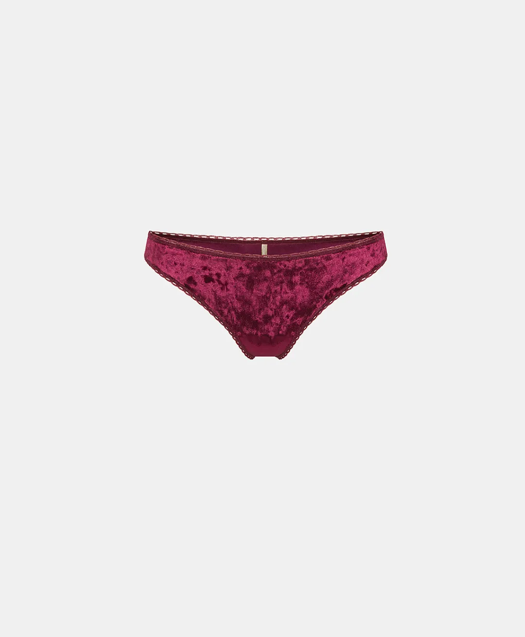 SLIP ARCA EN VELOURS STRETCH - Femme Culottes