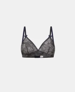 Outlet SOUTIEN-GORGE TUTU EN NYLON IMPRIMÉ - BLEU/BLEU NUIT Femme Soutiens-Gorge