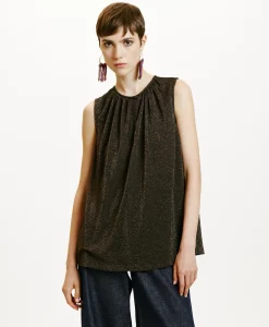 Discount TOP CRIS EN JERSEY LUREX - Femme Tops Et T-Shirts