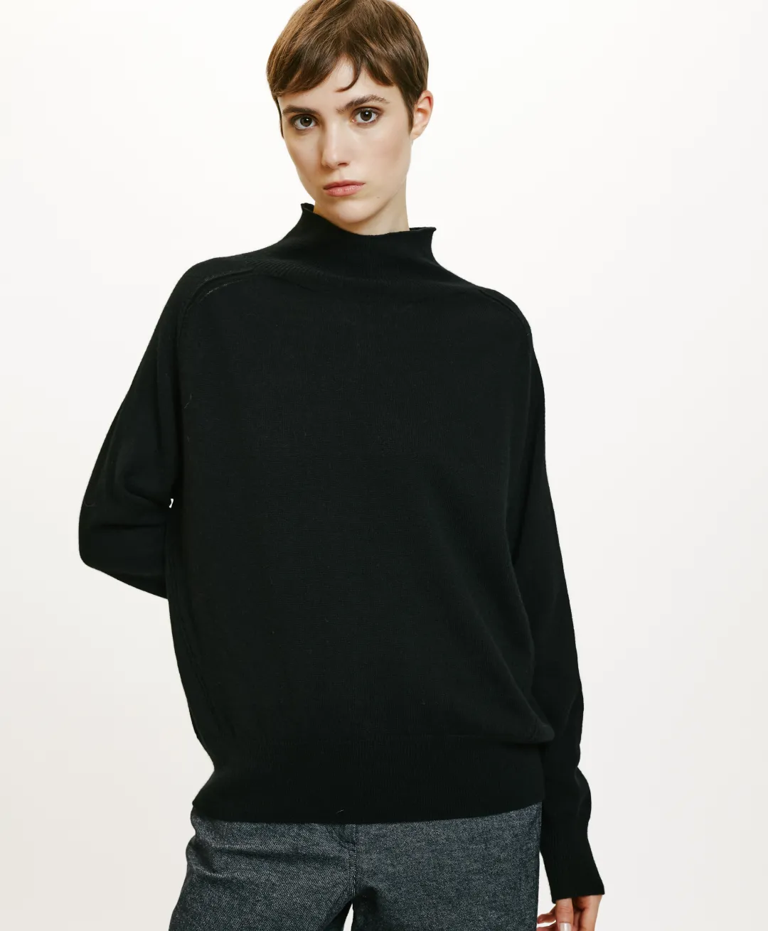 Outlet TRICOT AMAYA EN LAINE MÉRINOS CACHEMIRE - Femme Mailles