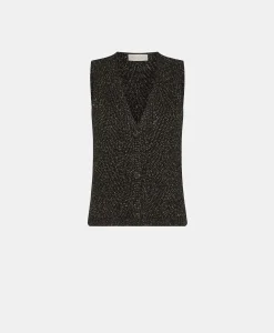 Hot TRICOT HIDARI POINT BRODERIE LUREX - Femme Mailles