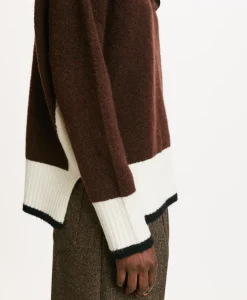 Discount TRICOT INU EFFET JERSEY COLOR BLOCK - Femme Mailles