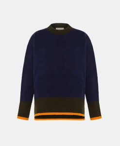 Outlet TRICOT INU EFFET JERSEY COLOR BLOCK - Femme Mailles