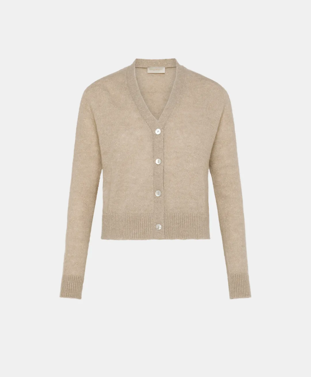 Clearance TRICOT JIRO EN MOHAIR MÉLANGE LUREX - CRÈME Femme Mailles