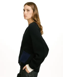 TRICOT KAERU EFFET JERSEY COLOR BLOCK - Femme Mailles