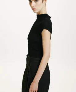 New TRICOT KAME EN LAINE MÉRINOS - Femme Mailles