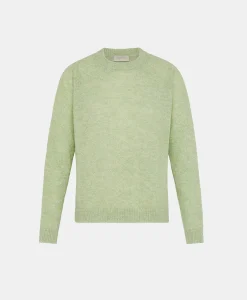 Best TRICOT KYO EN MOHAIR MÉLANGE LUREX - VERT ACIDE Femme Mailles