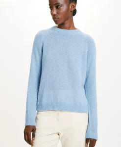 Clearance TRICOT KYO EN MOHAIR MÉLANGE LUREX - BLEU CLAIR Femme Mailles