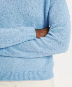 Clearance TRICOT KYO EN MOHAIR MÉLANGE LUREX - BLEU CLAIR Femme Mailles