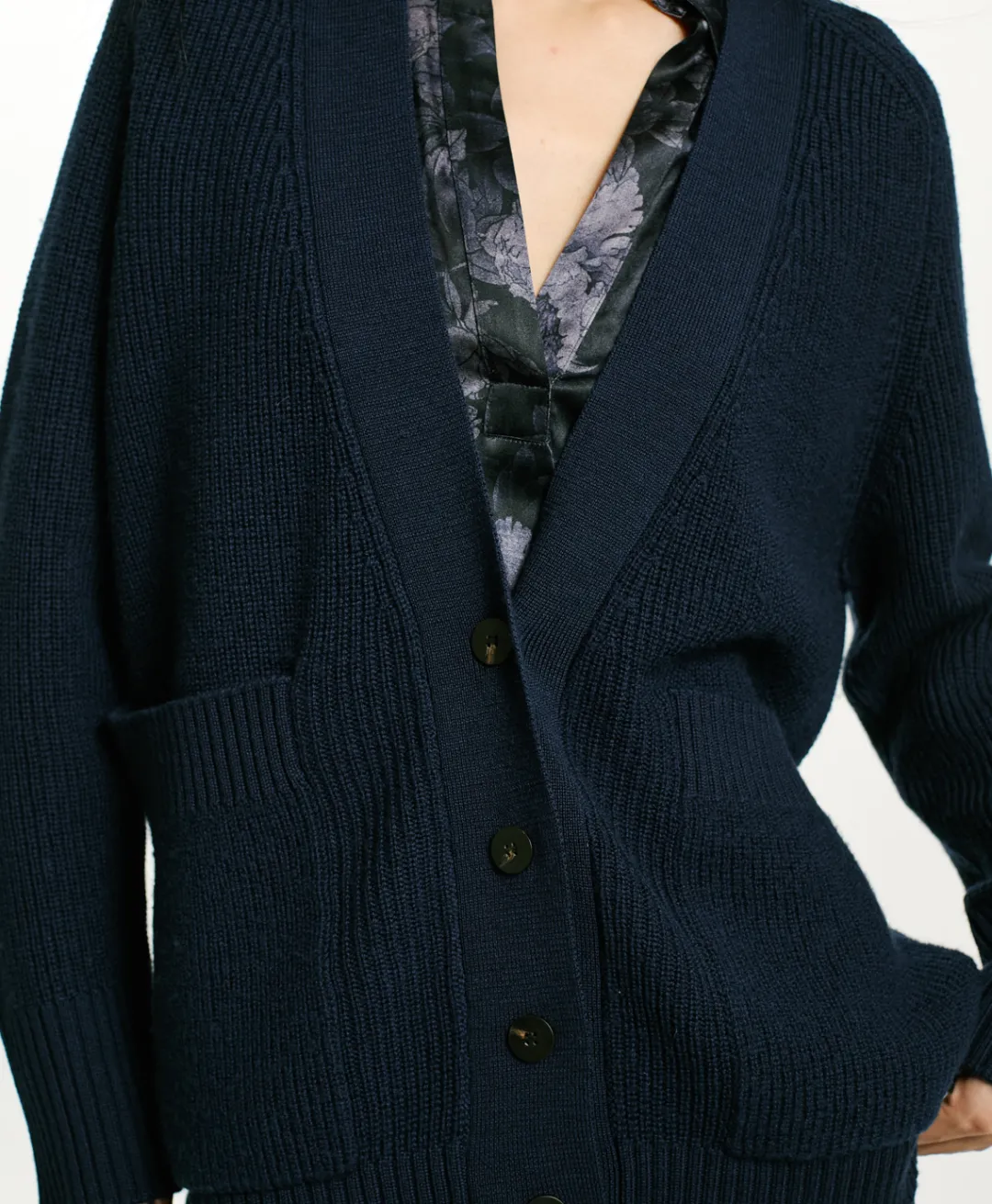 TRICOT NATSU À CÔTES EN LAINE MÉRINOS - Femme Mailles