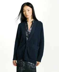 TRICOT NATSU À CÔTES EN LAINE MÉRINOS - Femme Mailles