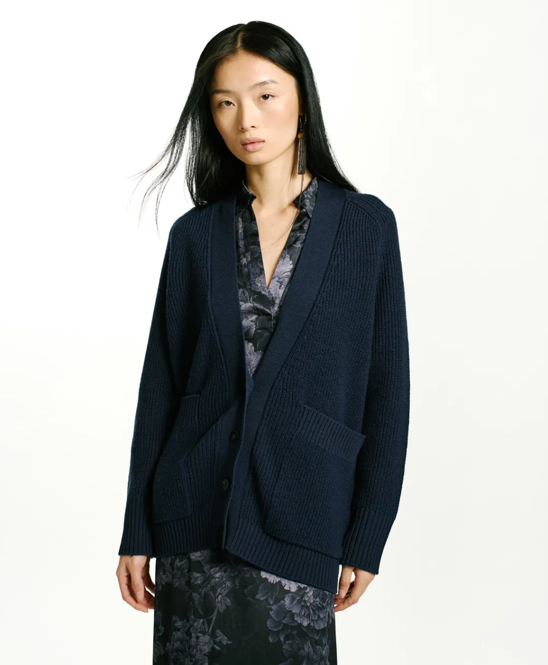 TRICOT NATSU À CÔTES EN LAINE MÉRINOS - Femme Mailles