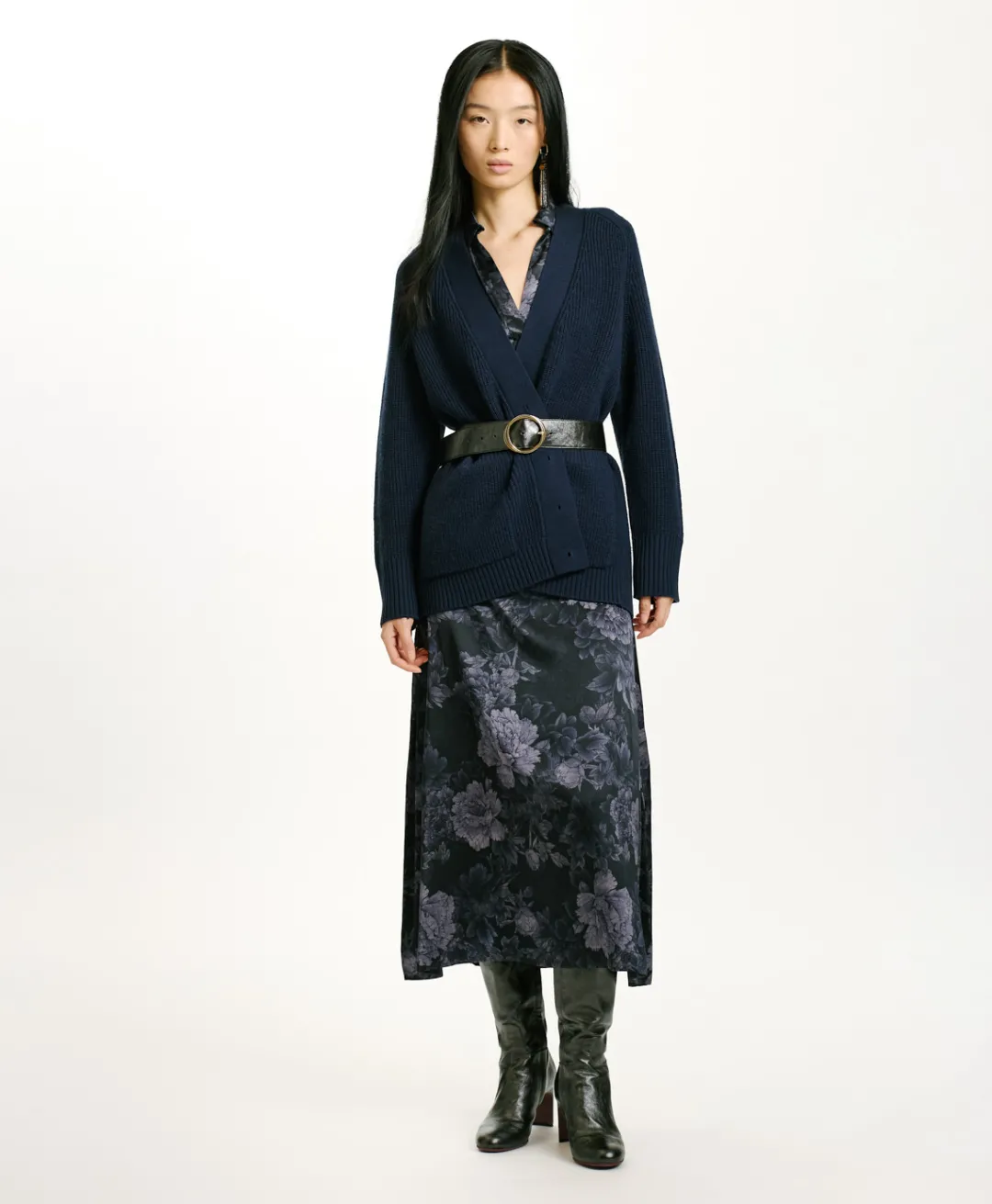TRICOT NATSU À CÔTES EN LAINE MÉRINOS - Femme Mailles