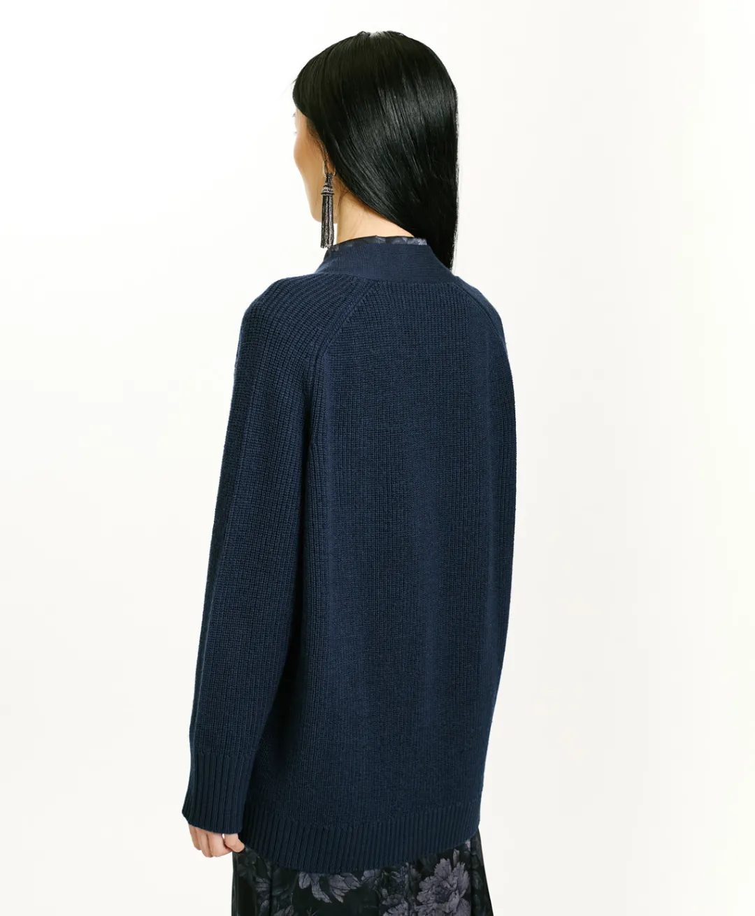 TRICOT NATSU À CÔTES EN LAINE MÉRINOS - Femme Mailles