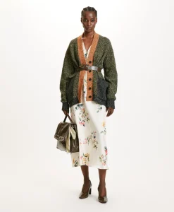 New TRICOT NATSU MOULINÉ COLOR BLOCK - MULTICOLORE VERT Femme Mailles