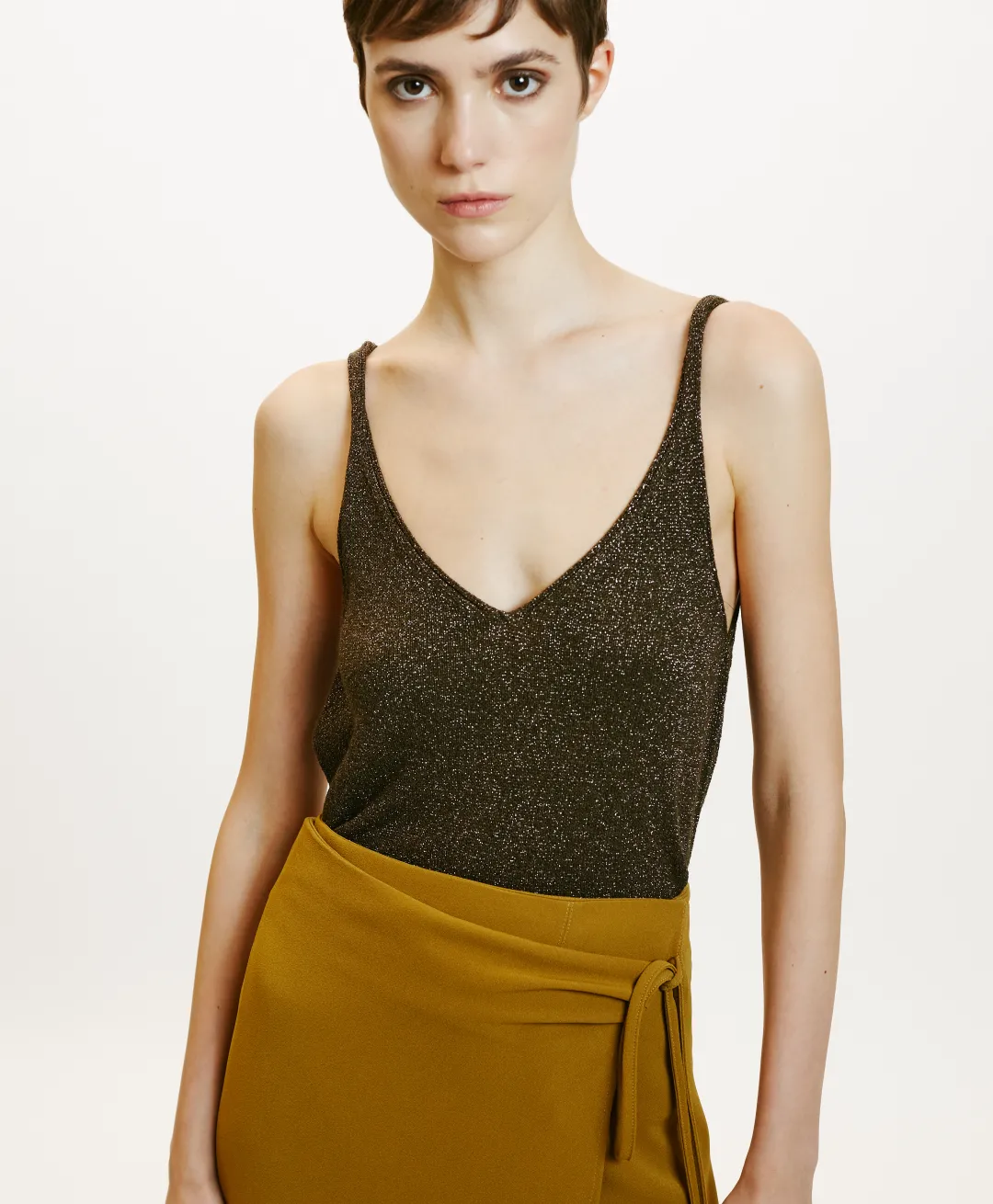 Outlet TRICOT NIJI EN LUREX - Femme Mailles